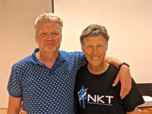 David Weinstock, NKT founder, with Jan Bart.